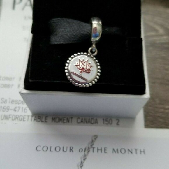 Authentic Pandora SS 2017 EXCLUSIVE and VERY RARE CANADA 150, EG791169-4… - Picture 6 of 7